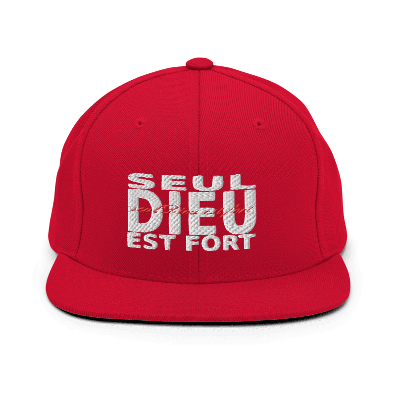 seul dieu est fort casquette